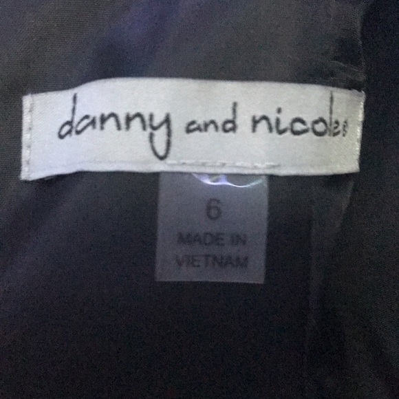 Dress Black w/Lavender Bubbles, Size 6 - Picture 4 of 4